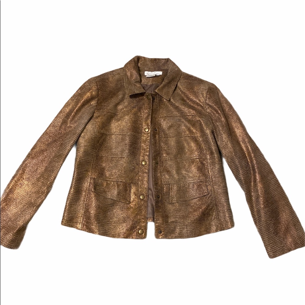 City Girl for Draper’s and Damon’s Tan Jacket